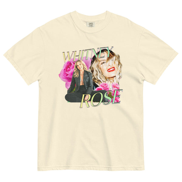 Whitney Rose - Vintage Collage Garment Dyed T-Shirt - HYPER iCONiC.