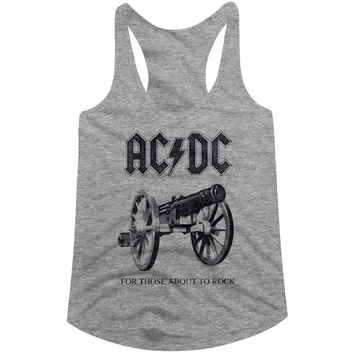 AC/DC - About To Rock Again Womens Racerback Tank - HYPER iCONiC