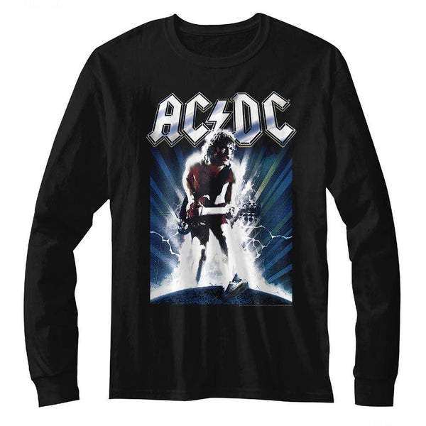 AC/DC - AC/DC -AC/DC - Long Sleeve Boyfriend Tee - HYPER iCONiC