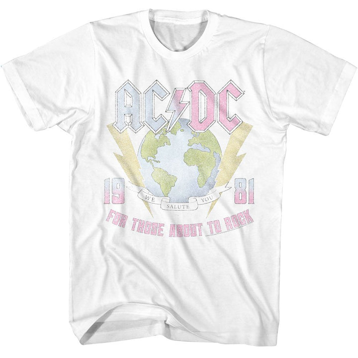 AC/DC - AC/DC Earth For Those About To Rock Boyfriend Tee - HYPER iCONiC.