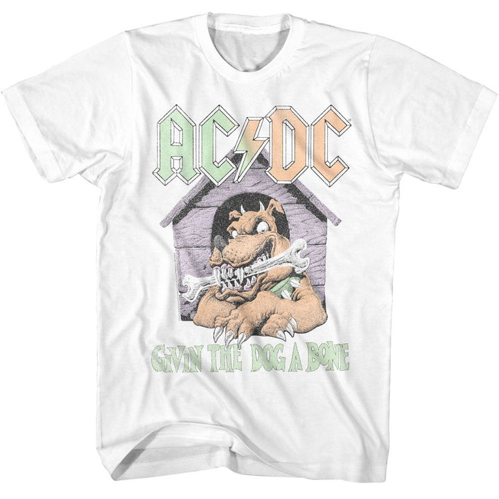 AC/DC - AC/DC Givin The Dog A Bone Boyfriend Tee - HYPER iCONiC.