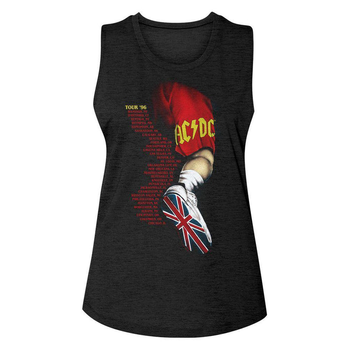 AC/DC - AC/DC - Leg Womens Slub T-Shirt - HYPER iCONiC