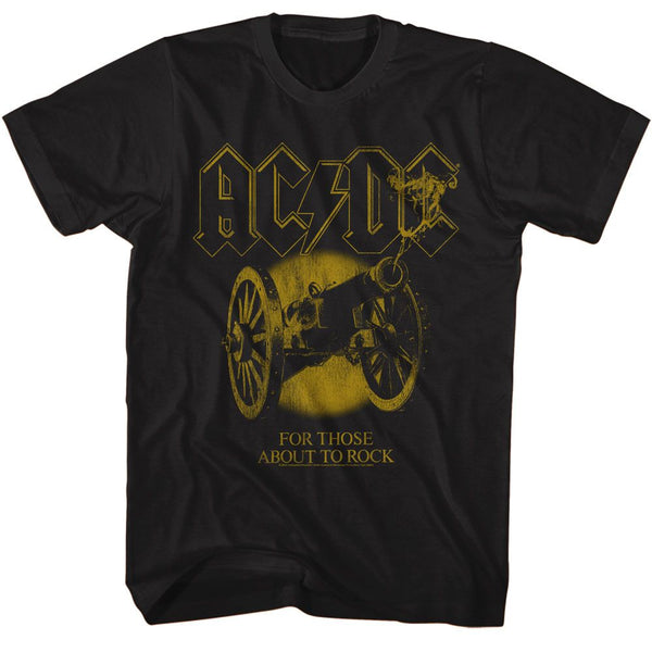 AC/DC - AC/DC Monochrome Ftatr T-Shirt - HYPER iCONiC.