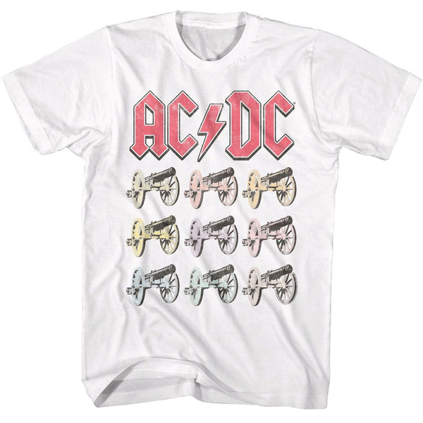 AC/DC - AC/DC Multi Color Cannons T-Shirt - HYPER iCONiC.