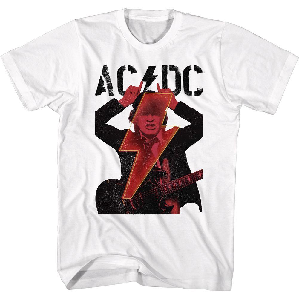 Acdc Angus Horns & Bolt T-Shirt - HYPER iCONiC