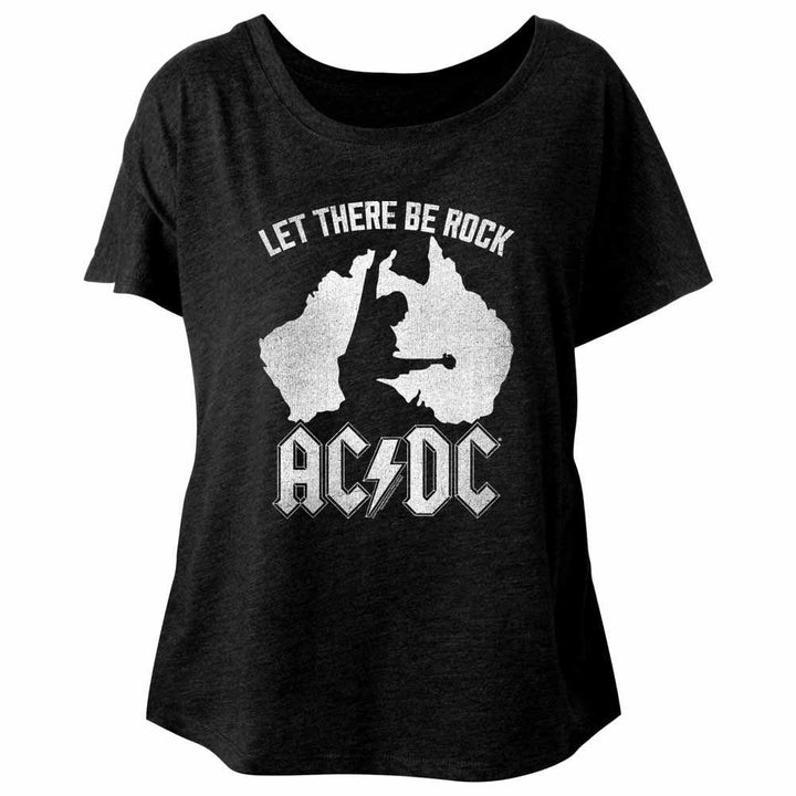 AC/DC - Australia Womens Short Sleeve Dolman - HYPER iCONiC