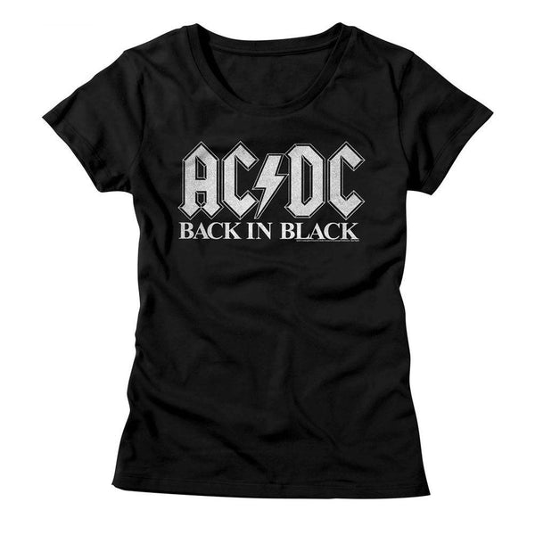AC/DC - Back In Black 2 Womens T-Shirt - HYPER iCONiC