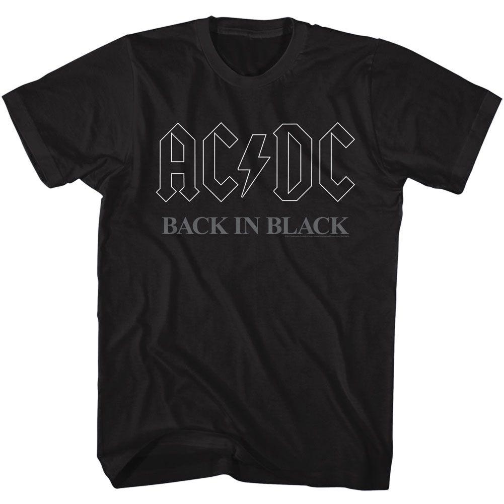 AC/DC - Back in Black Logo T-Shirt - HYPER iCONiC