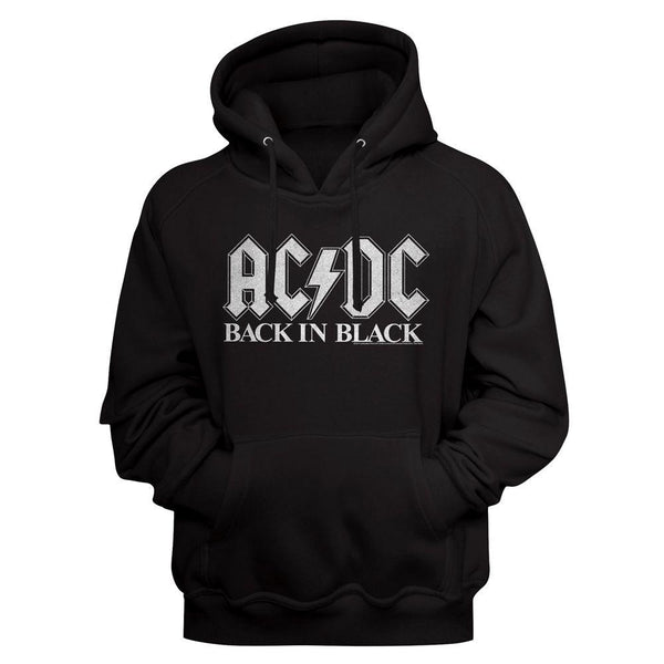 AC/DC - Back In Black2 Boyfriend Hoodie - HYPER iCONiC