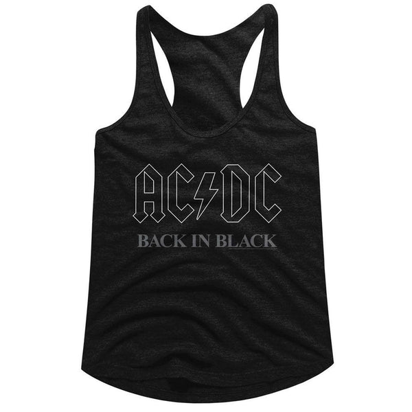 AC/DC - Backinblk3 Womens Racerback Tank - HYPER iCONiC