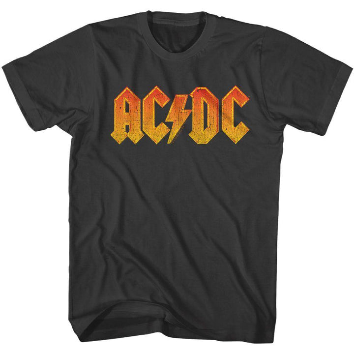 AC/DC - Distress Orange T-Shirt - HYPER iCONiC
