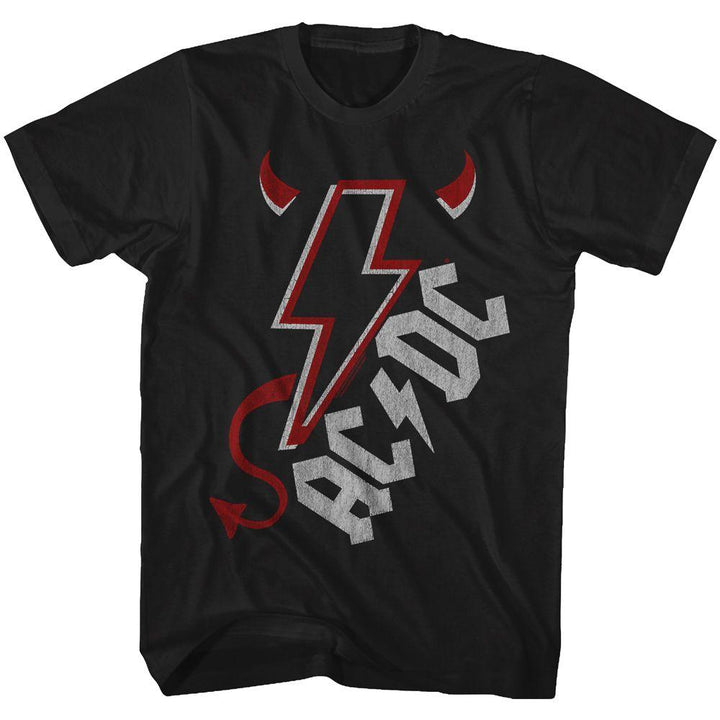 AC/DC - Horns & Tall Boyfriend Tee - HYPER iCONiC