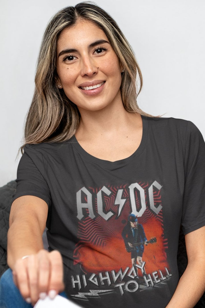 AC/DC - Hth Boyfriend Tee - HYPER iCONiC