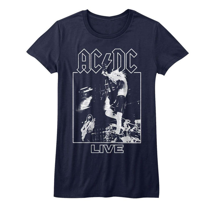 AC/DC - Live Womens T-Shirt - HYPER iCONiC
