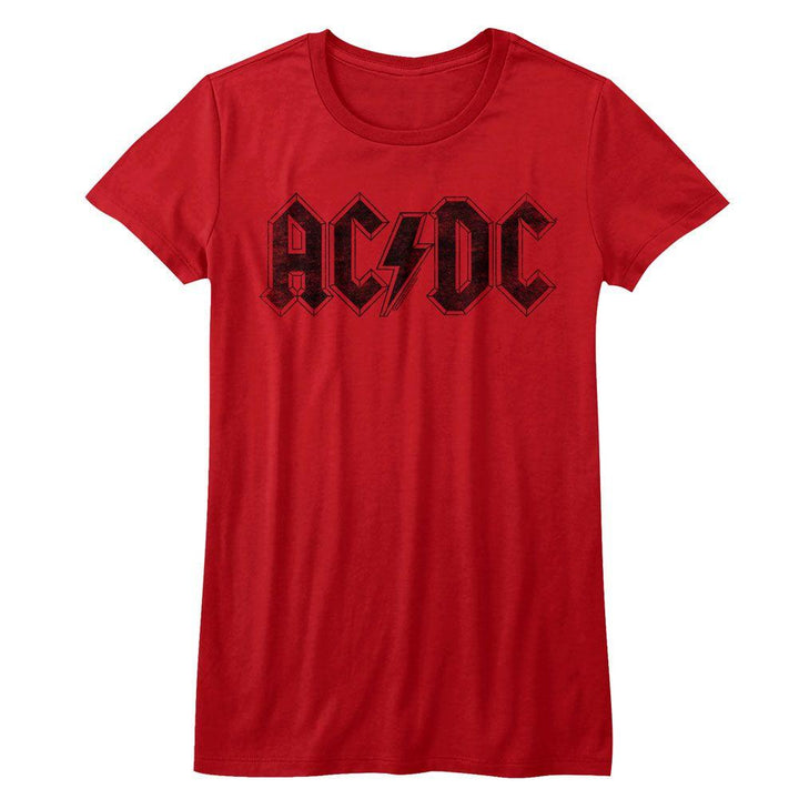 AC/DC - Logo Womens T-Shirt - HYPER iCONiC