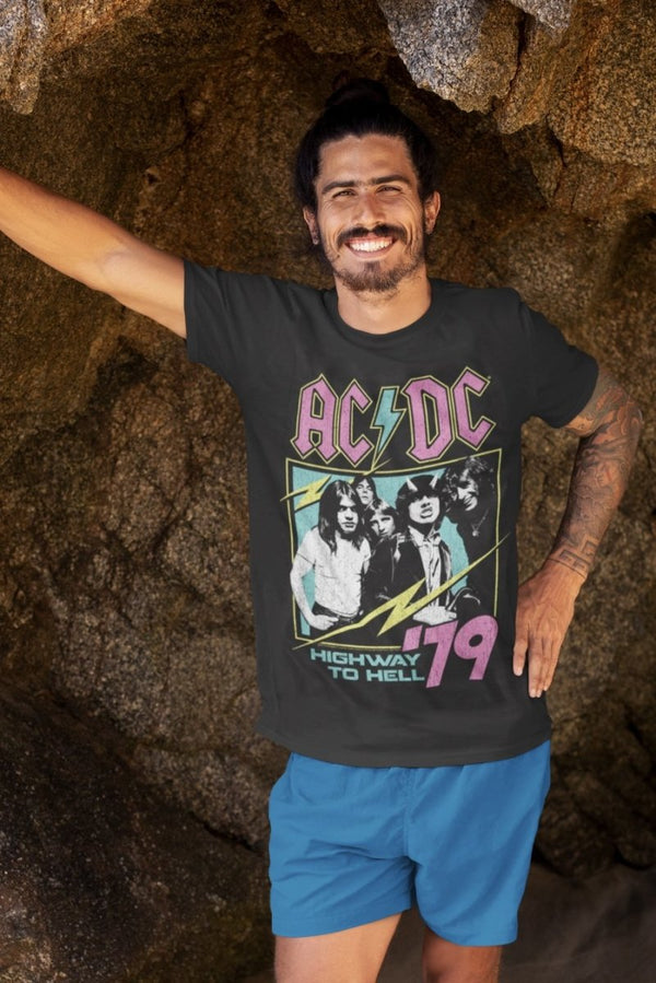 AC/DC - Neon Highway T-Shirt - HYPER iCONiC