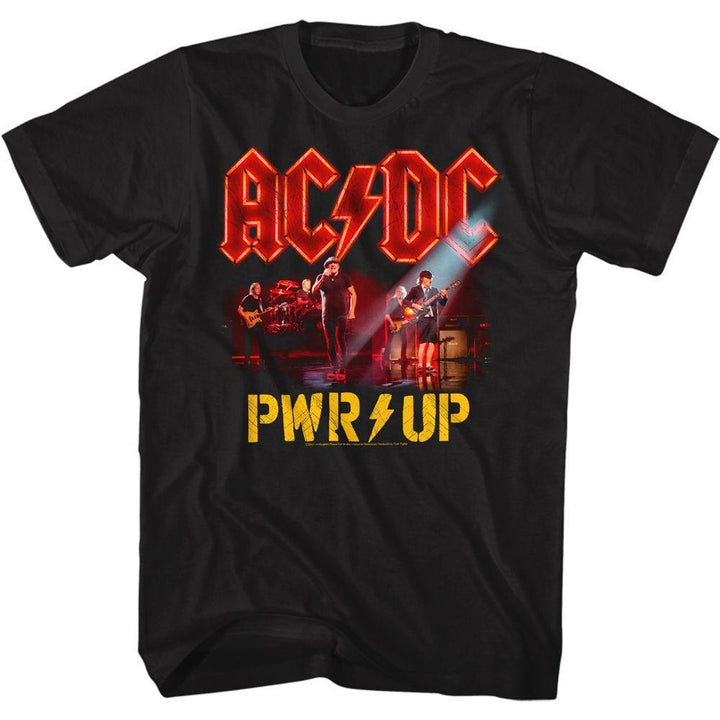 AC/DC - Pwrup Band Photo Boyfriend Tee - HYPER iCONiC