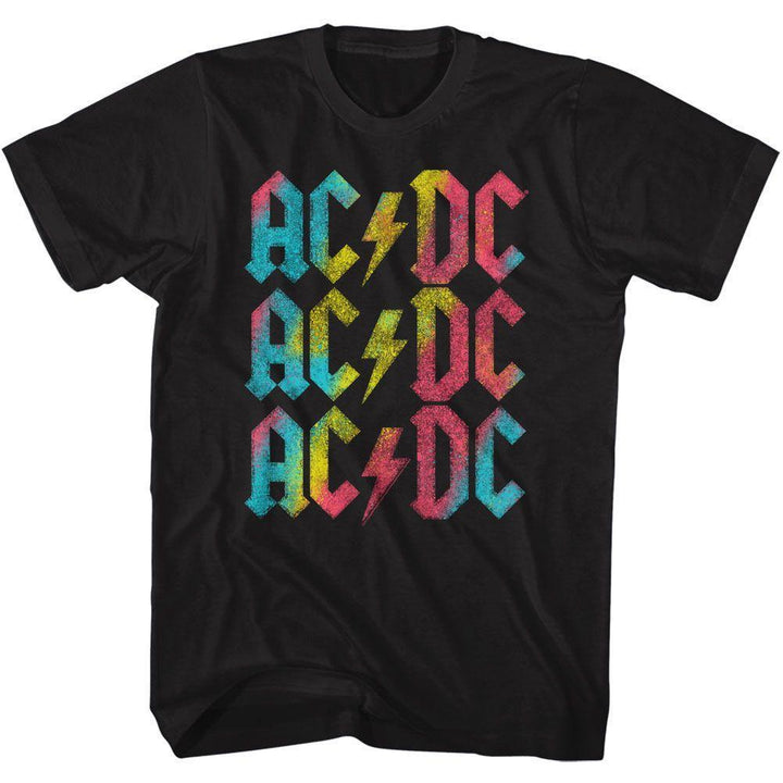 AC/DC - Rainbow Repeat T-Shirt - HYPER iCONiC