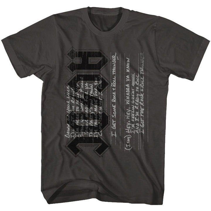 AC/DC - Rock & Roll Thunder Tour T-Shirt - HYPER iCONiC