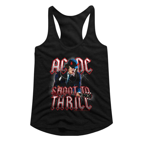 AC/DC - Shoot To Thrill Womens Racerback Tank - HYPER iCONiC