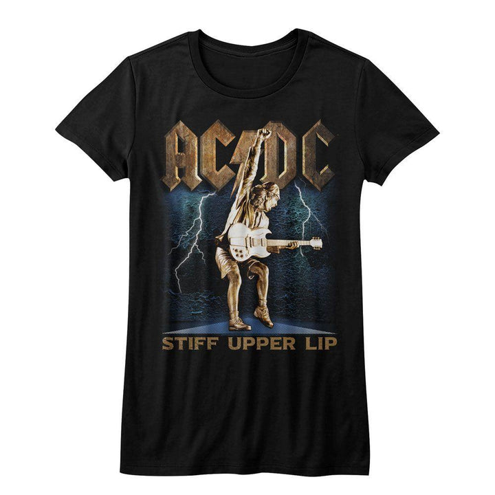 AC/DC - Stiff Womens T-Shirt - HYPER iCONiC