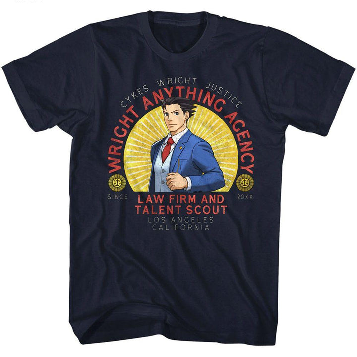 Ace Attorney Wright Anything T-Shirt - HYPER iCONiC