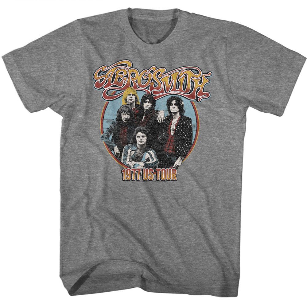 Aerosmith Farewell Tour And Their Signatures T-shirt