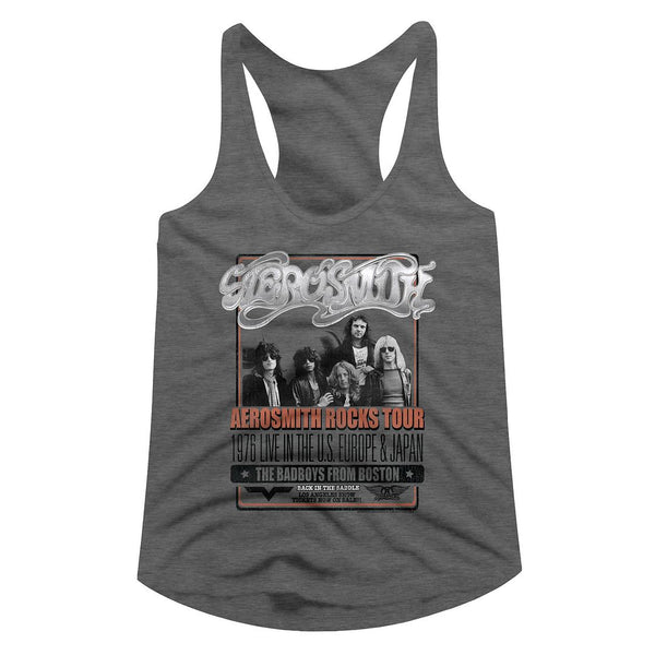 Aerosmith - Badboys From Boston Womens Racerback Tank Top - HYPER iCONiC.