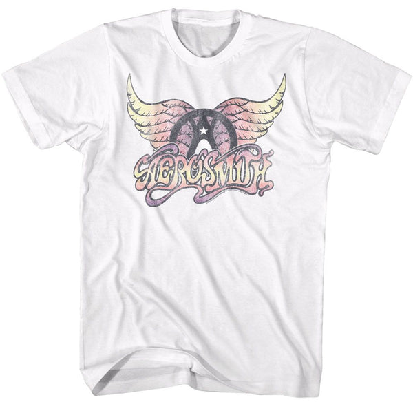 Aerosmith - Faded Pinks Boyfriend Tee - HYPER iCONiC.