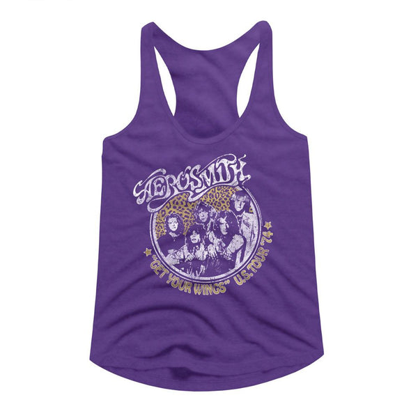 Aerosmith - Get Your Wings Womens Racerback Tank Top - HYPER iCONiC.