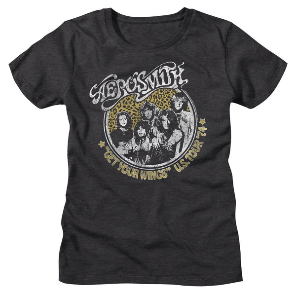 Aerosmith - Get Your Wings Womens T-Shirt - HYPER iCONiC.