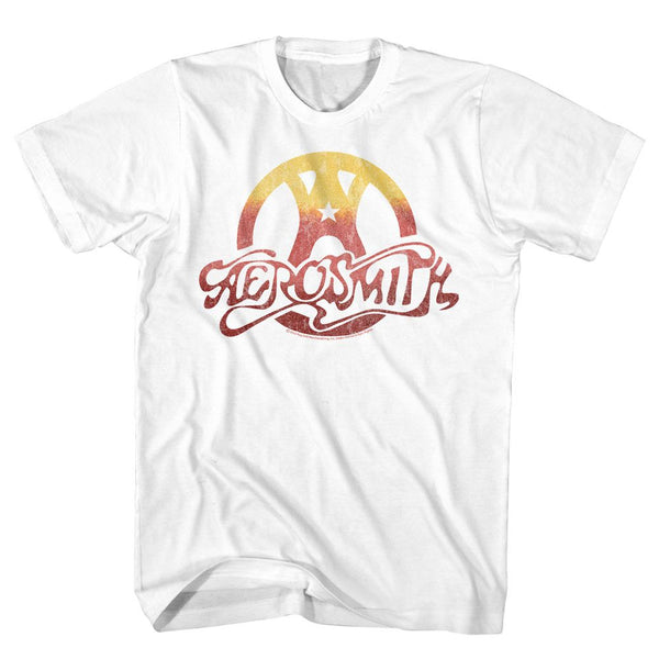 Aerosmith - Gradient Logo T-Shirt - HYPER iCONiC.