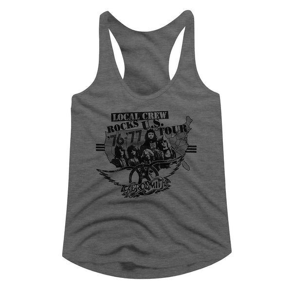 Aerosmith - Local Crew Womens Racerback Tank Top - HYPER iCONiC.