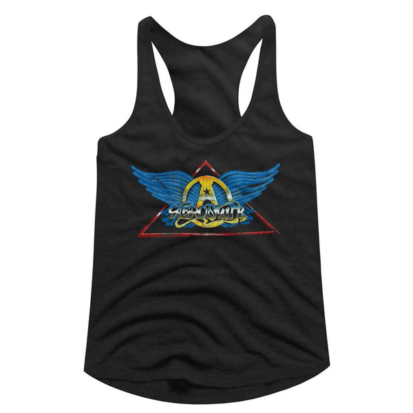 Aerosmith - Logo Womens Racerback Tank Top - HYPER iCONiC.