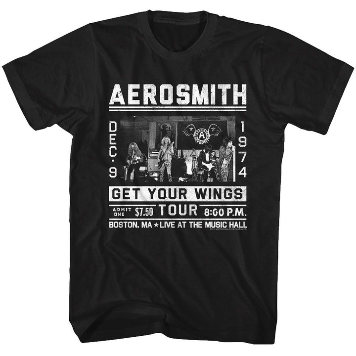 Aerosmith - Wings Tour 64 Boyfriend Tee - HYPER iCONiC.
