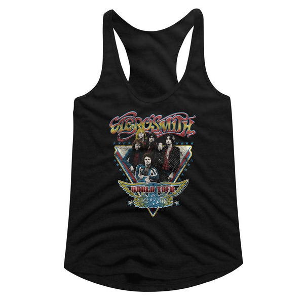 Aerosmith - World Tour Womens Racerback Tank Top - HYPER iCONiC.