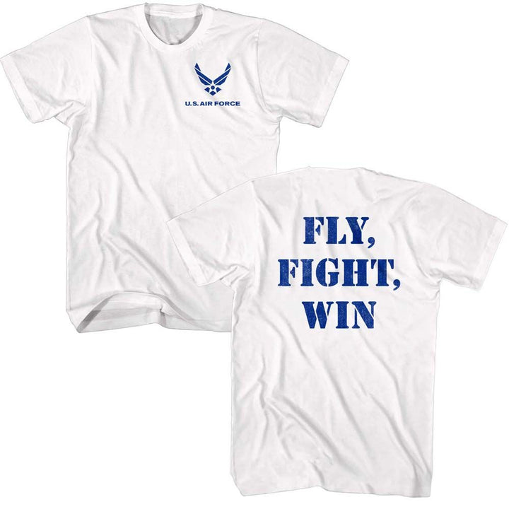 Air & Space Force - USAF Fly Fight Win Boyfriend Tee - HYPER iCONiC.