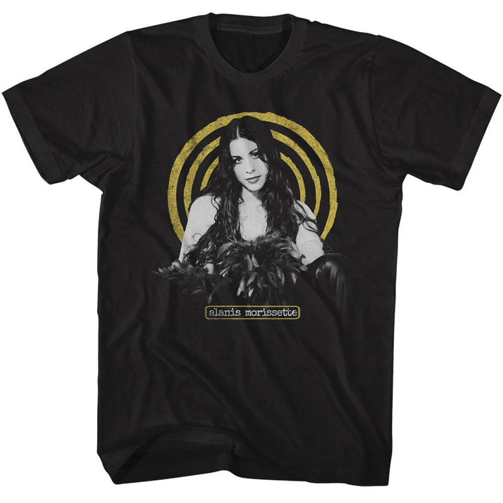 Alanis Morissette - Yellow Spiral Boyfriend Tee - HYPER iCONiC.