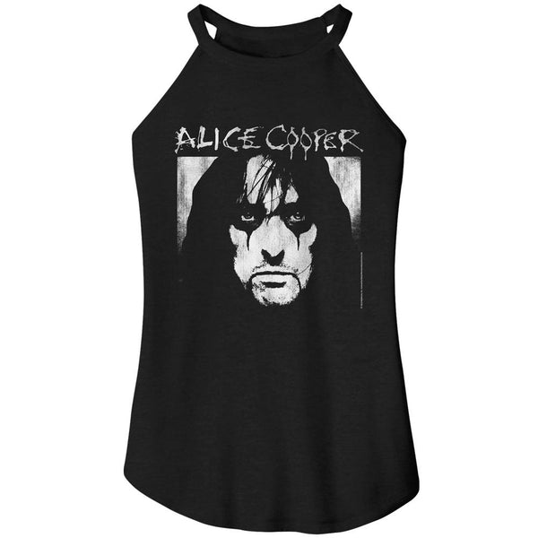 Alice Cooper - Face Logo Womens Rocker Tank Top - HYPER iCONiC.