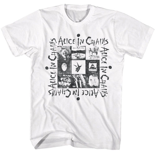 Alice In Chains - Multi Album Art T-Shirt - HYPER iCONiC.