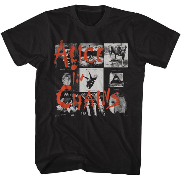 Alice In Chains - Multiple Album Covers T-Shirt - HYPER iCONiC.