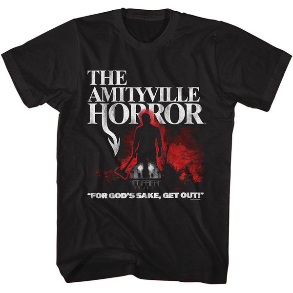 Amityville Horror - Amityville Horror Lutz With Axe Shadow T-Shirt - HYPER iCONiC.