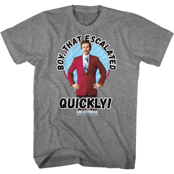 Anchorman - Escalated Quickly T-Shirt - HYPER iCONiC
