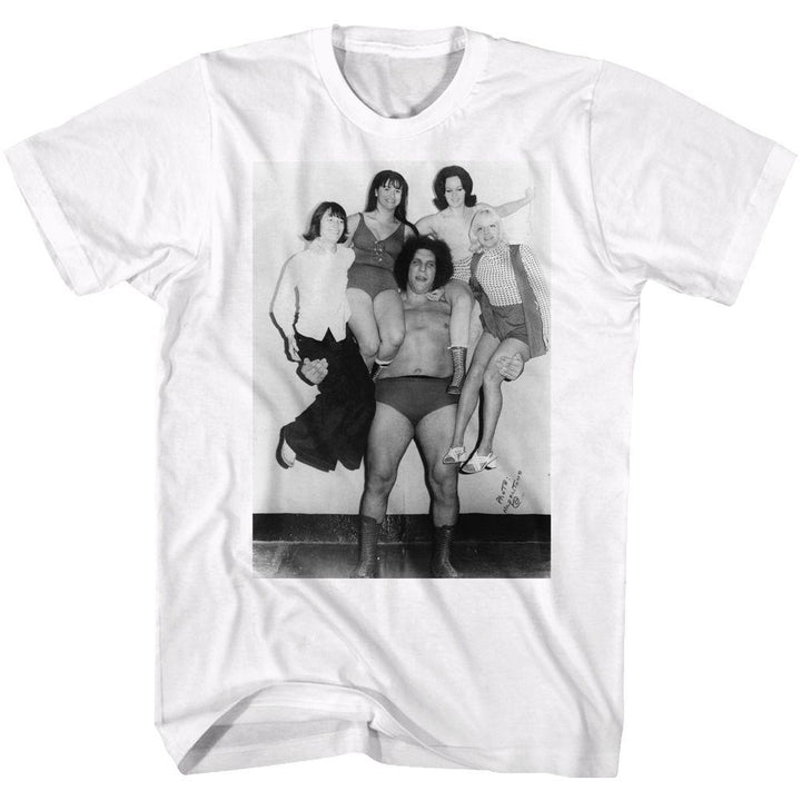 Andre The Giant Right & Left Big and Tall T-Shirt - HYPER iCONiC.
