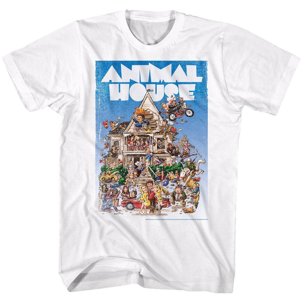 ANIMAL HOUSE POSTER TIME BIG AND TALL T-SHIRT - HYPER iCONiC.