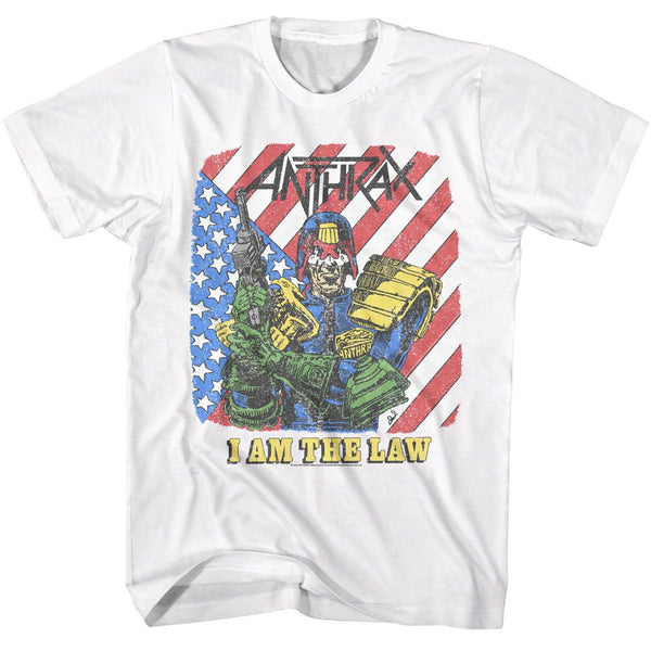 Anthrax - I Am The Law Boyfriend Tee - HYPER iCONiC.