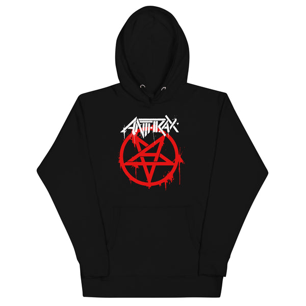 Anthrax Pentagram Logo Hoodie - HYPER iCONiC.