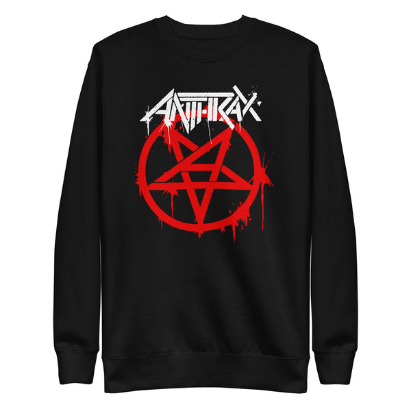 Anthrax Pentagram Logo Sweatshirt - HYPER iCONiC.