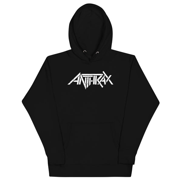Anthrax White Core Logo Hoodie - HYPER iCONiC.