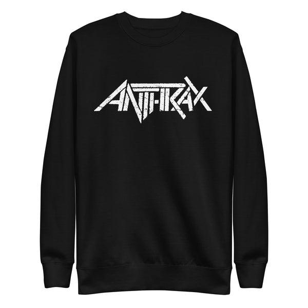 Anthrax White Core Logo Sweatshirt - HYPER iCONiC.